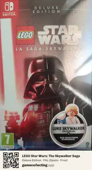 LEGO Star Wars: The Skywalker Saga Nintendo Switch, Spain box front