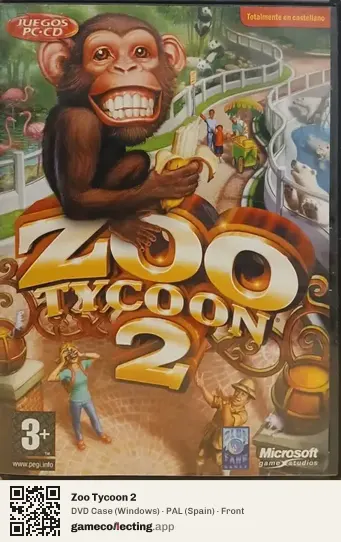 Zoo Tycoon 2 Computer, Spain box front