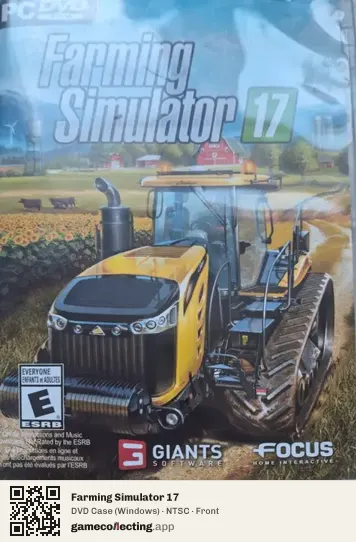Farming Simulator 17 Computer, NTSC box front