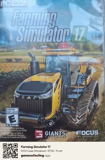 Farming Simulator 17 Computer, NTSC box front