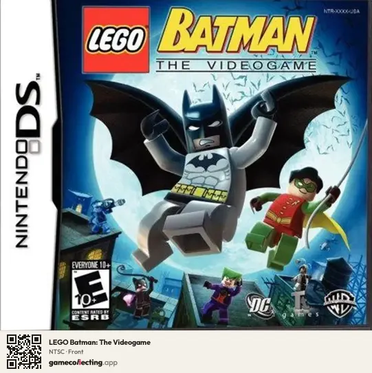 LEGO Batman: The Videogame Nintendo DS, NTSC box front