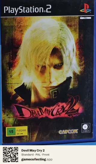Devil May Cry 2 PlayStation 2, PAL box front