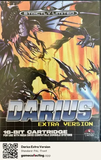 Darius Extra Version Sega Mega Drive / Genesis, PAL box front