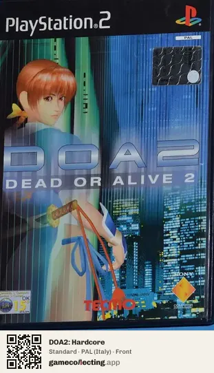 DOA2: Hardcore PlayStation 2, Italy box front