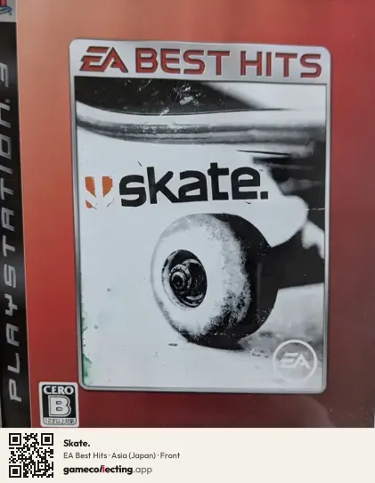 Skate. PlayStation 3, Asia box front