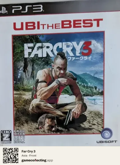 Far Cry 3 PlayStation 3, Asia box front