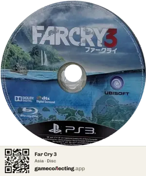 Far Cry 3 PlayStation 3, Asia disc