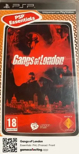 Gangs of London PlayStation Portable, France box front
