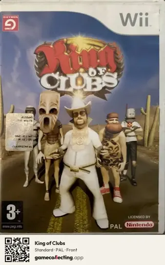 King of Clubs Nintendo Wii, PAL box front