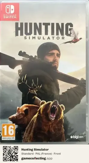 Hunting Simulator Nintendo Switch, France box front