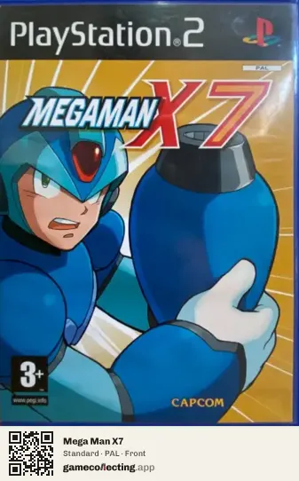 Mega Man X7 PlayStation 2, PAL box front