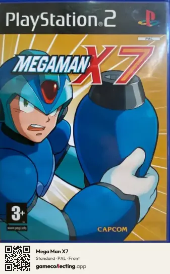 Mega Man X7 PlayStation 2, PAL box front