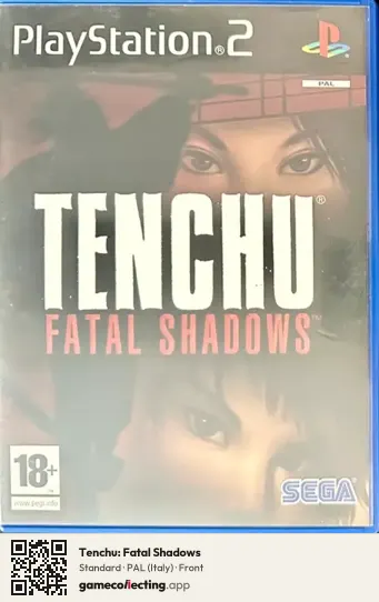 Tenchu: Fatal Shadows PlayStation 2, Italy box front