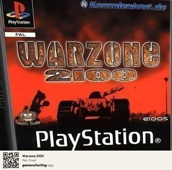 Warzone 2100 PlayStation, PAL box front