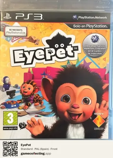 EyePet PlayStation 3, Spain box front