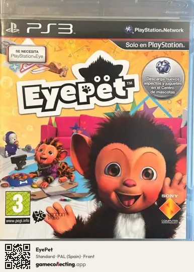 EyePet PlayStation 3, Spain box front