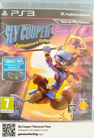 Sly Cooper: Thieves in Time PlayStation 3, Spain box front