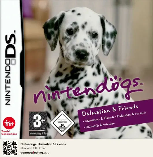 Nintendogs: Dalmatian & Friends Nintendo DS, PAL box front