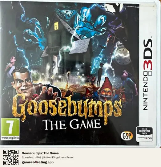 Goosebumps: The Game Nintendo 3DS, United Kingdom box front