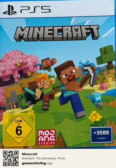 Minecraft PlayStation 5, Germany box front