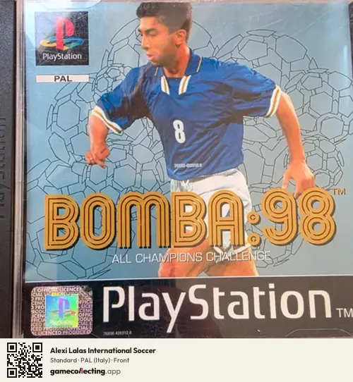 Alexi Lalas International Soccer PlayStation, Italy box front