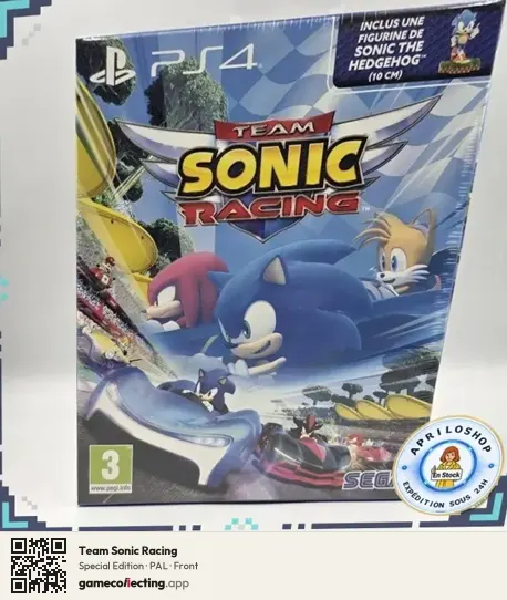 Team Sonic Racing PlayStation 4, PAL box front