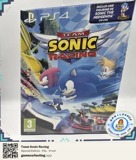 Team Sonic Racing PlayStation 4, PAL box front