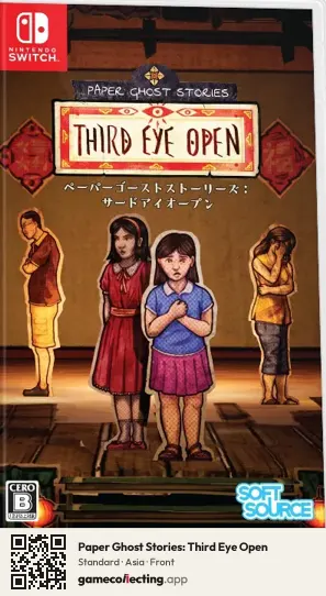 Paper Ghost Stories: Third Eye Open Nintendo Switch, Asia box front