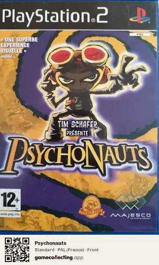 Psychonauts PlayStation 2, France box front