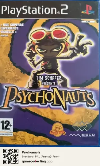 Psychonauts PlayStation 2, France box front