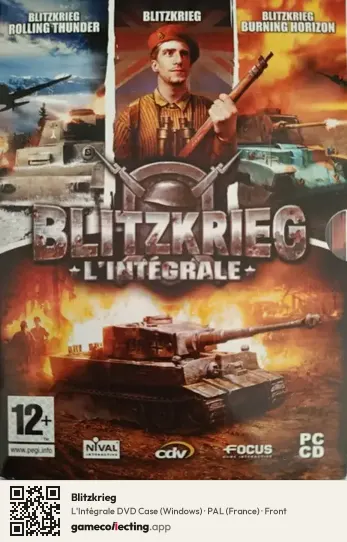 Blitzkrieg Computer, France box front