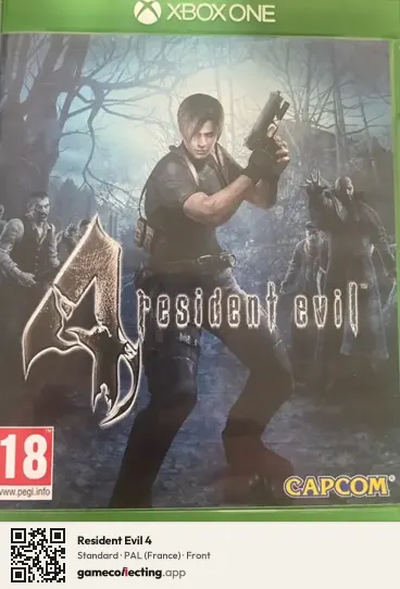 Resident Evil 4 Xbox One, France box front