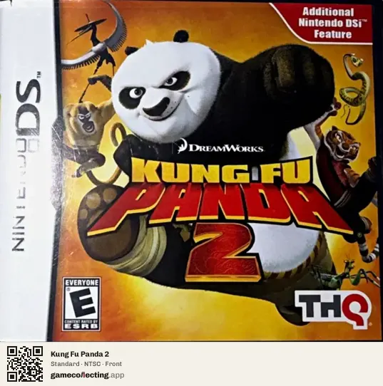 Kung Fu Panda 2 Nintendo DS, NTSC box front
