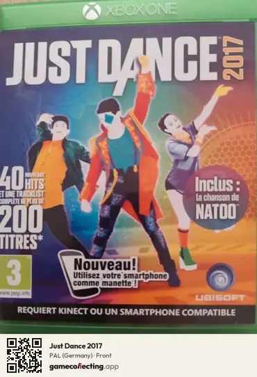 Just Dance 2017 Xbox One, Germany box front