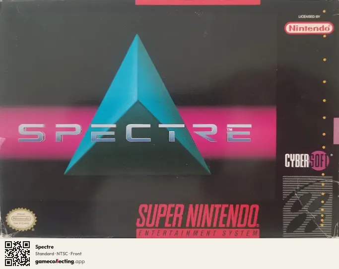 Spectre Super Nintendo Entertainment System, NTSC box front