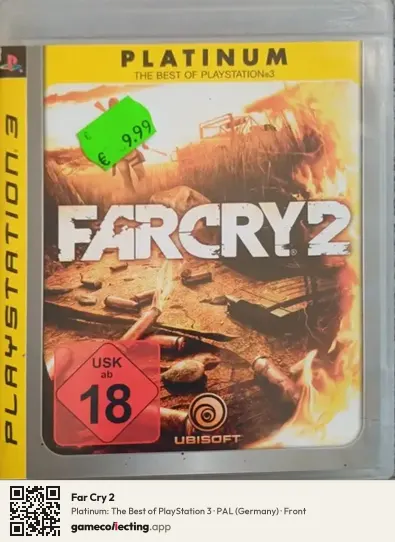 Far Cry 2 PlayStation 3, Germany box front