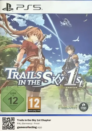 Trails in the Sky 1st Chapter PlayStation 5, Germany box front