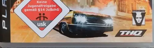 Saints Row 2, the USK square on its front