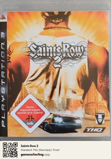 Saints Row 2 PlayStation 3, Germany box front