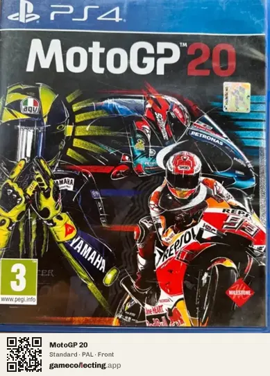 MotoGP 20 PlayStation 4, PAL box front