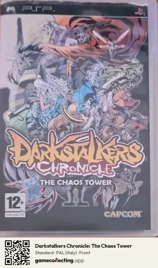 Darkstalkers Chronicle: The Chaos Tower PlayStation Portable, Italy box front