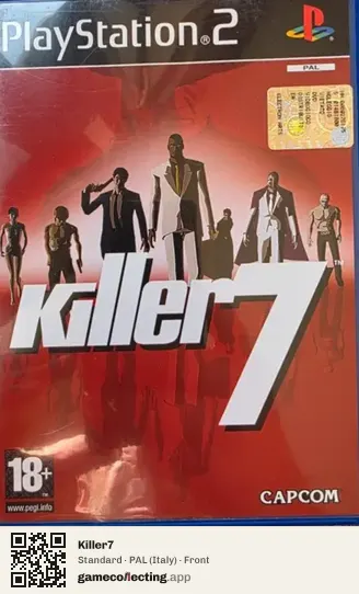 Killer7 PlayStation 2, Italy box front