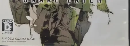 Metal Gear Solid 3: Subsistence, the CERO letter on its front