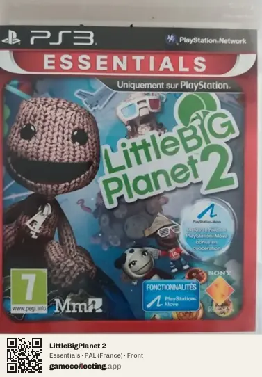 LittleBigPlanet 2 PlayStation 3, France box front