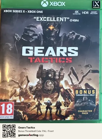 Gears Tactics Xbox Series X, PAL box front