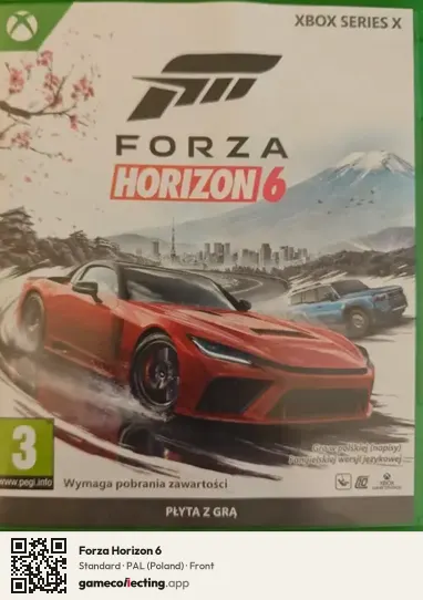 Forza Horizon 6 Xbox Series X, Poland box front