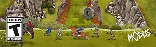 Rock of Ages 3: Make & Break, the ESRB box on its front