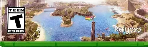 Tropico 6, the ESRB box on its front