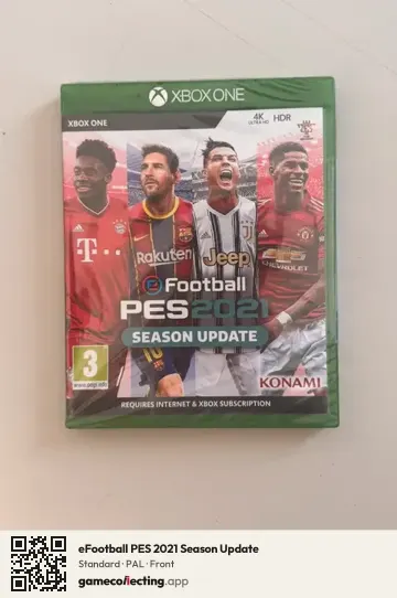 eFootball PES 2021 Season Update Xbox One, PAL box front