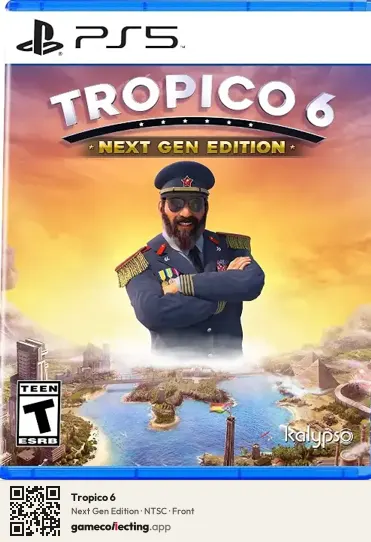 Tropico 6 PlayStation 5, NTSC box front